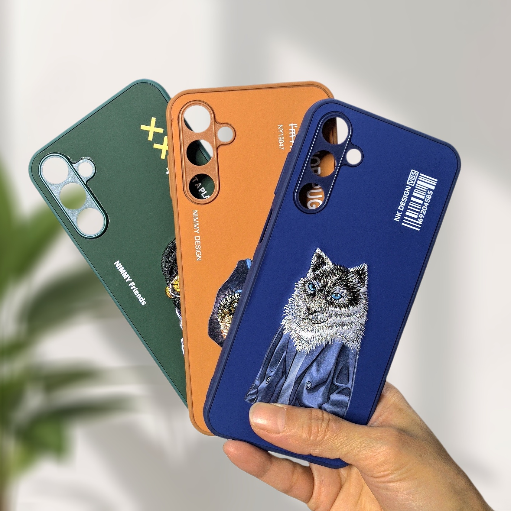 کاور بافتی طرح برجسته برای سامسونگ Samsung Galaxy A35-5G (کد02)