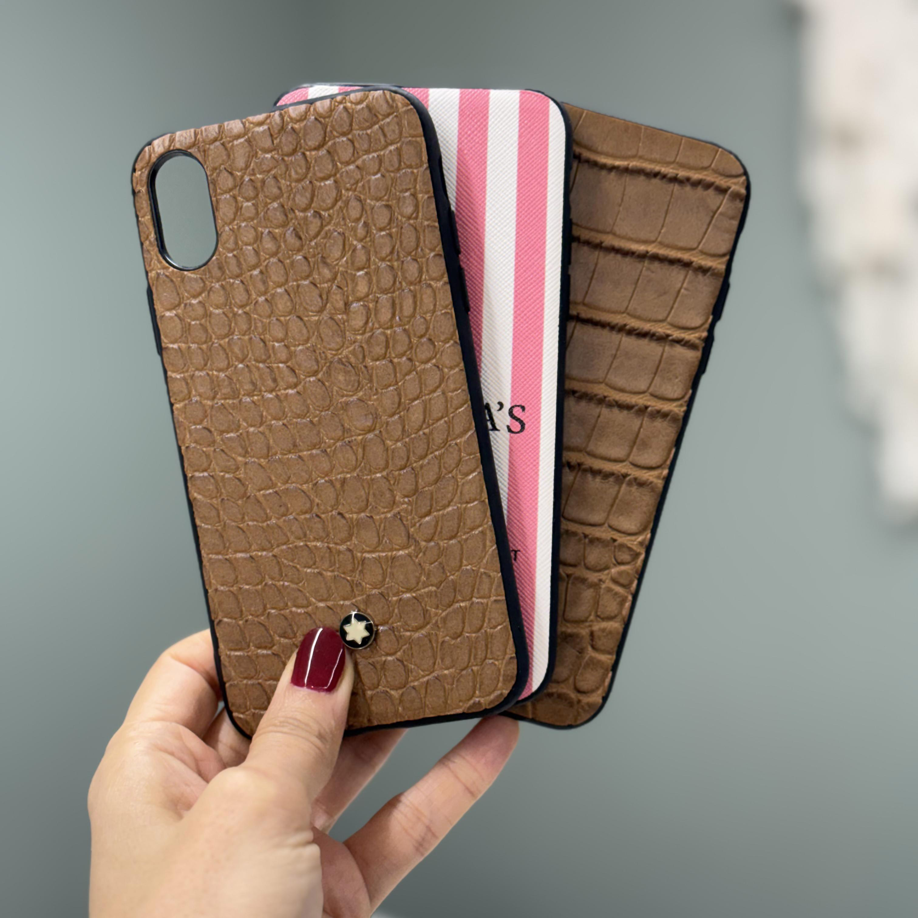 کاور چرمی طرحدار مناسب برای اپل iPhone XS Max